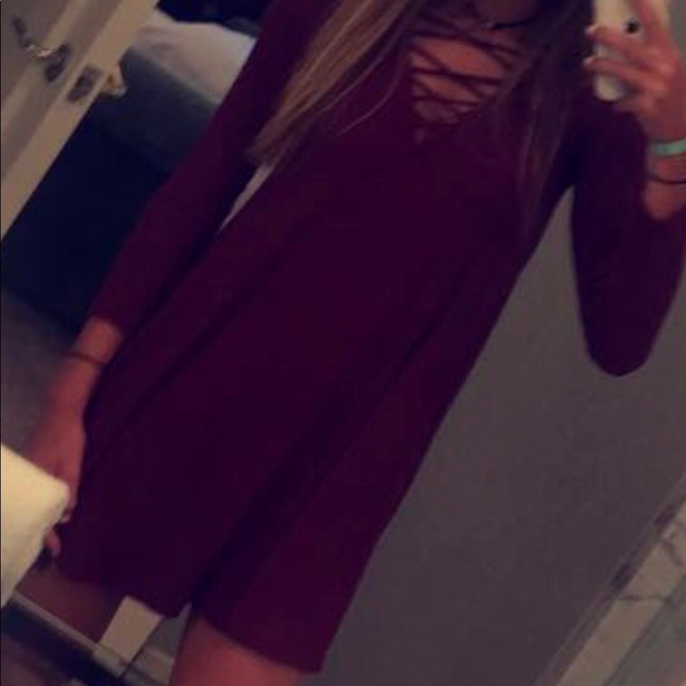 cross top swing dress